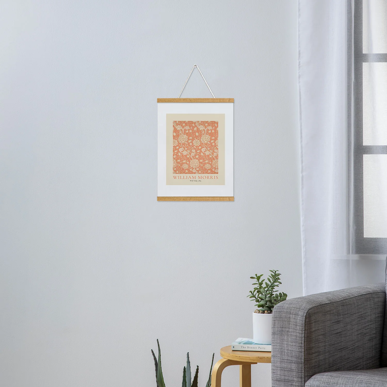 DENY Designs william morris tulip Art Print - Image 33