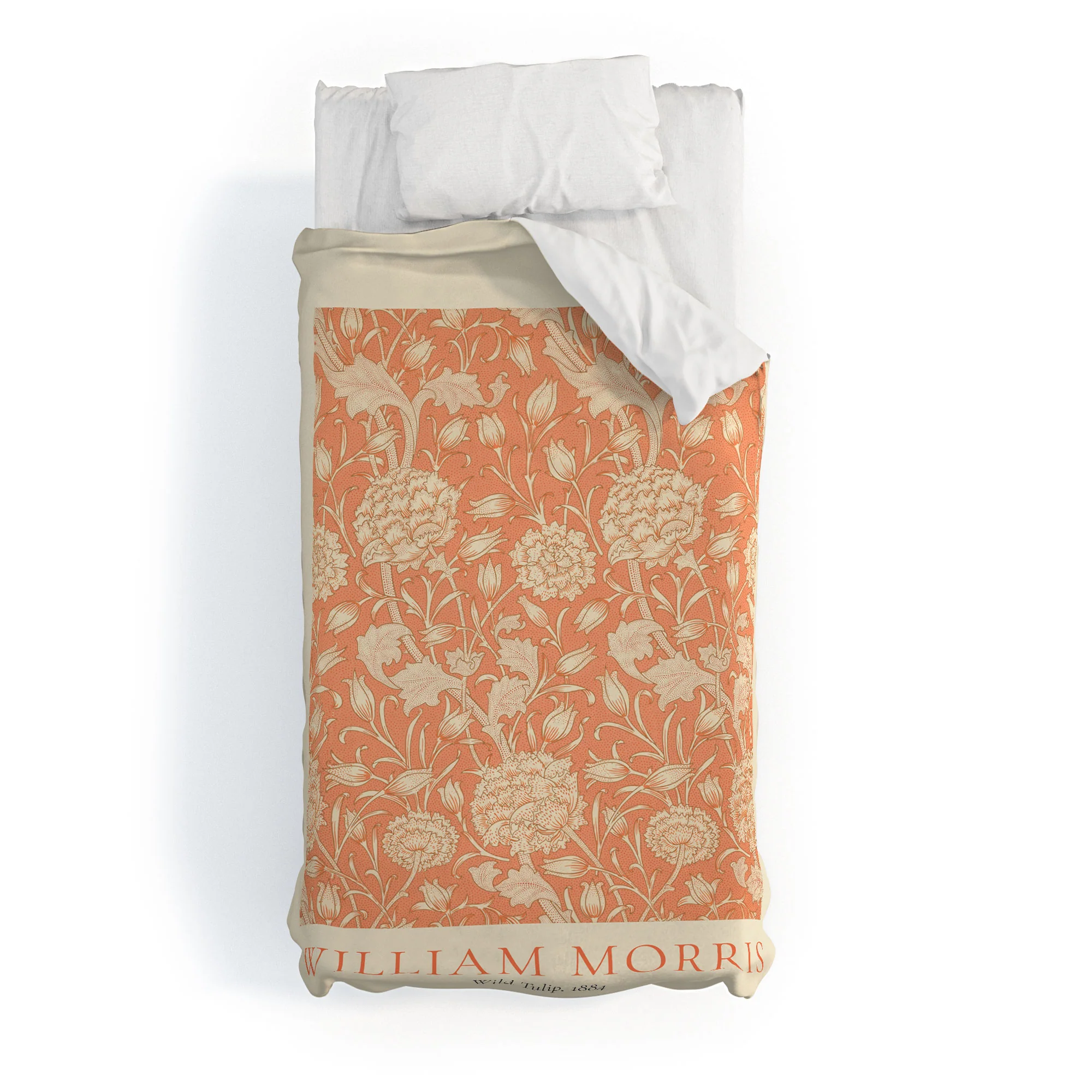 DENY Designs william morris tulip Duvet Cover - Image 5