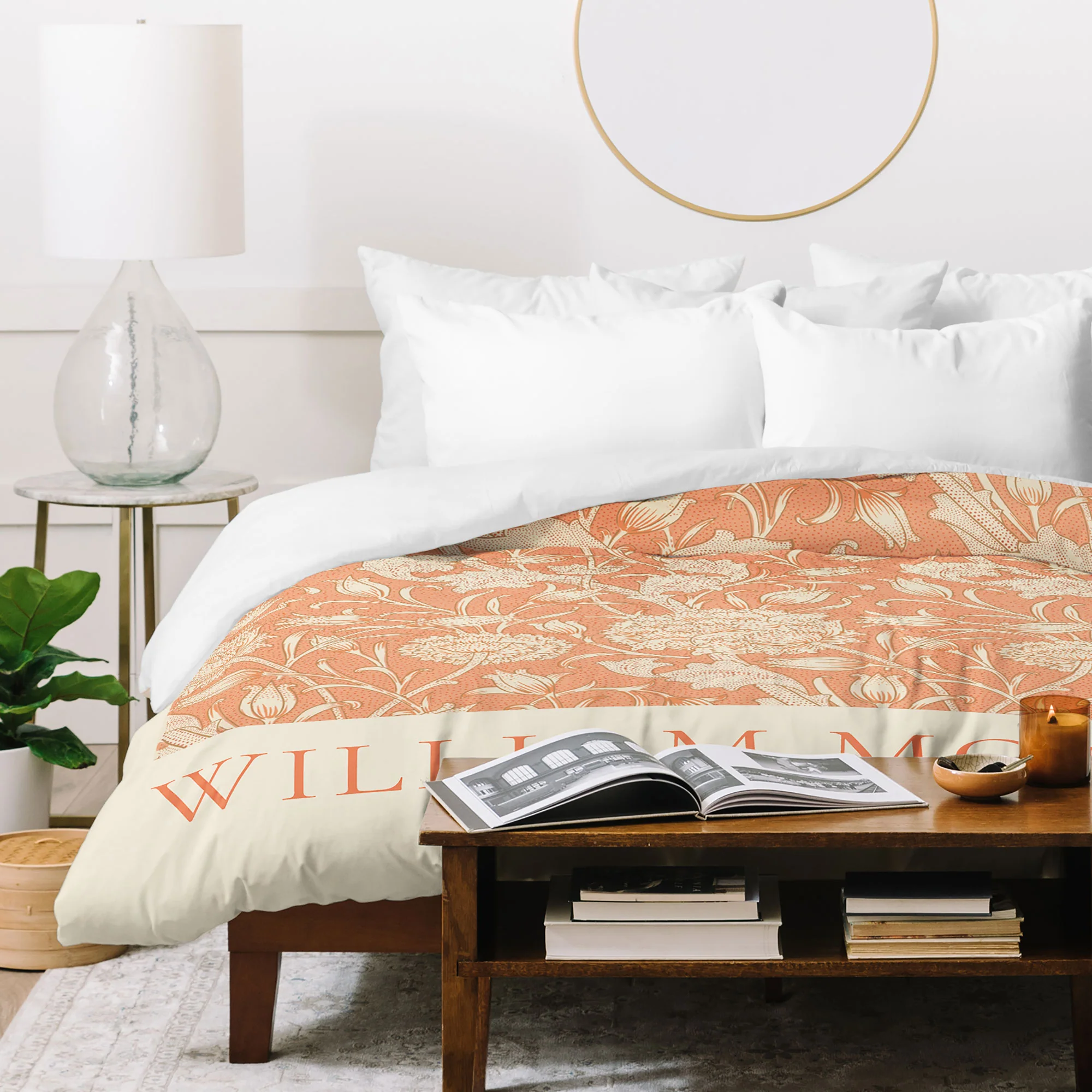 DENY Designs william morris tulip Duvet Cover - Image 7
