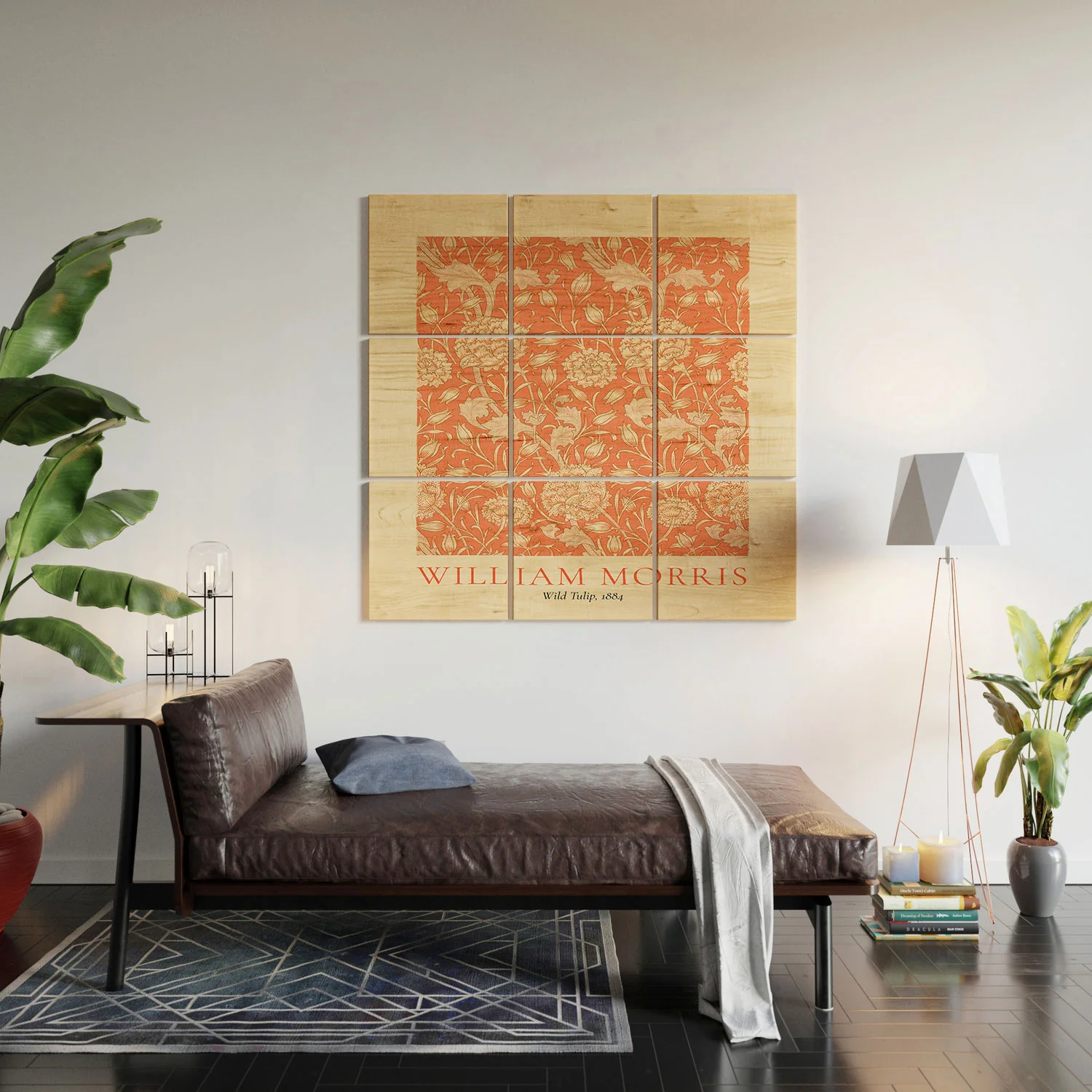 DENY Designs william morris tulip Wood Wall Mural - Image 5