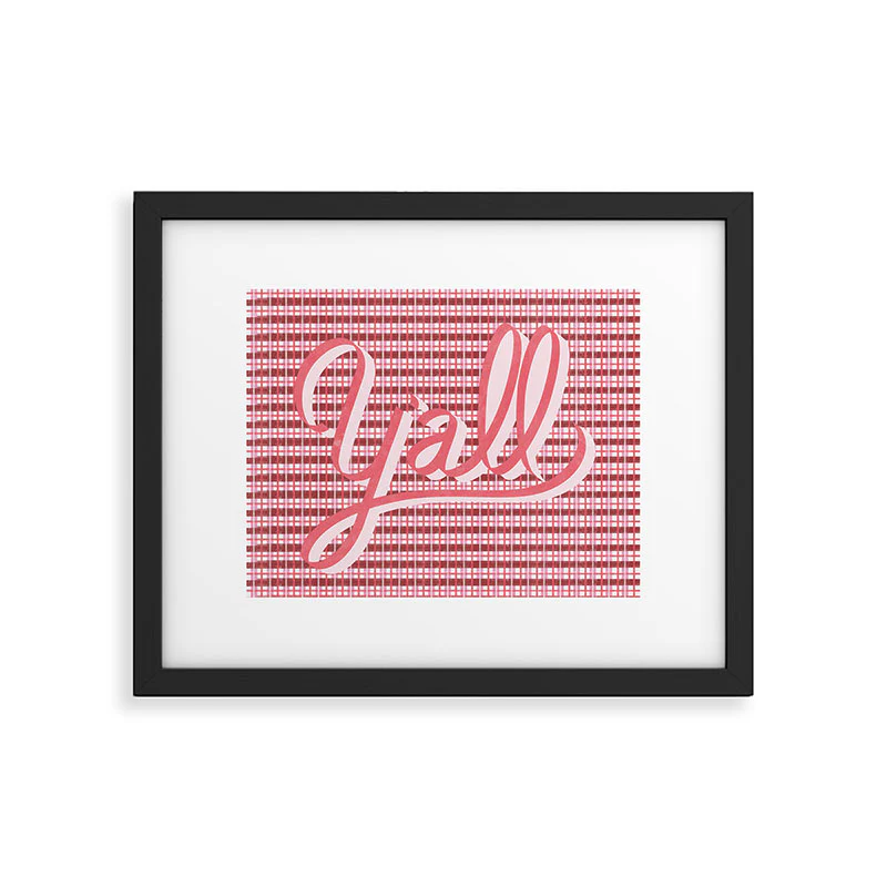 DENY Designs yall ii Framed Art Print - Image 25
