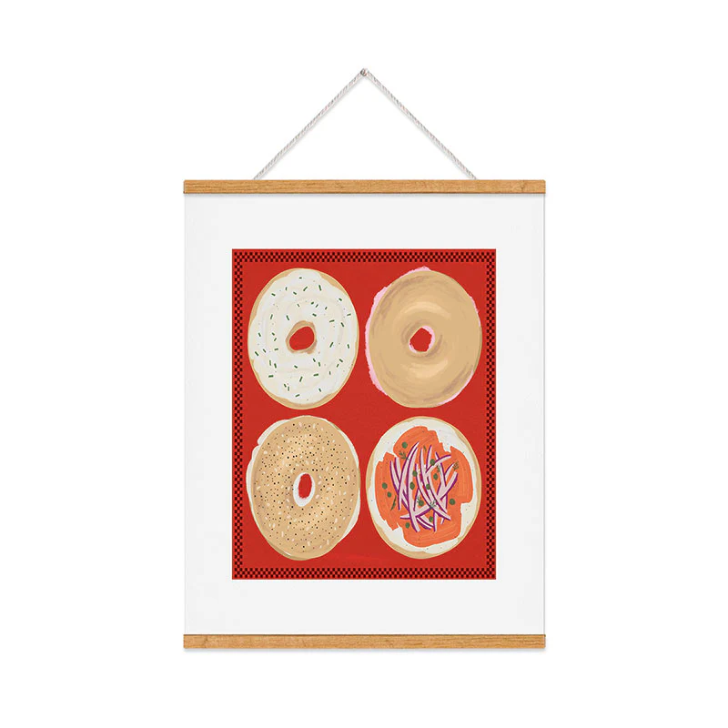 DENY Designs yonkers bagels Art Print - Image 34