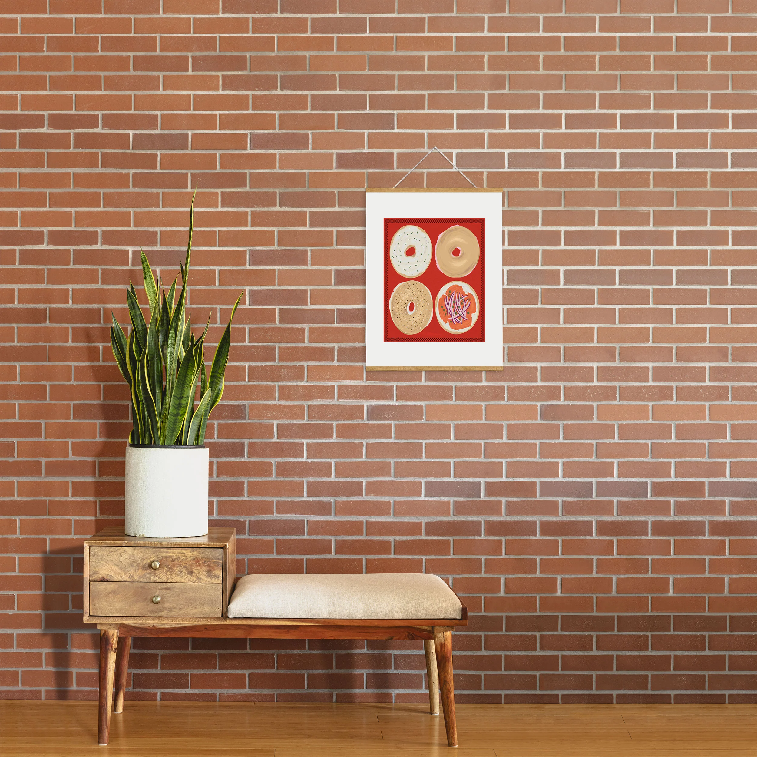 DENY Designs yonkers bagels Art Print - Image 38