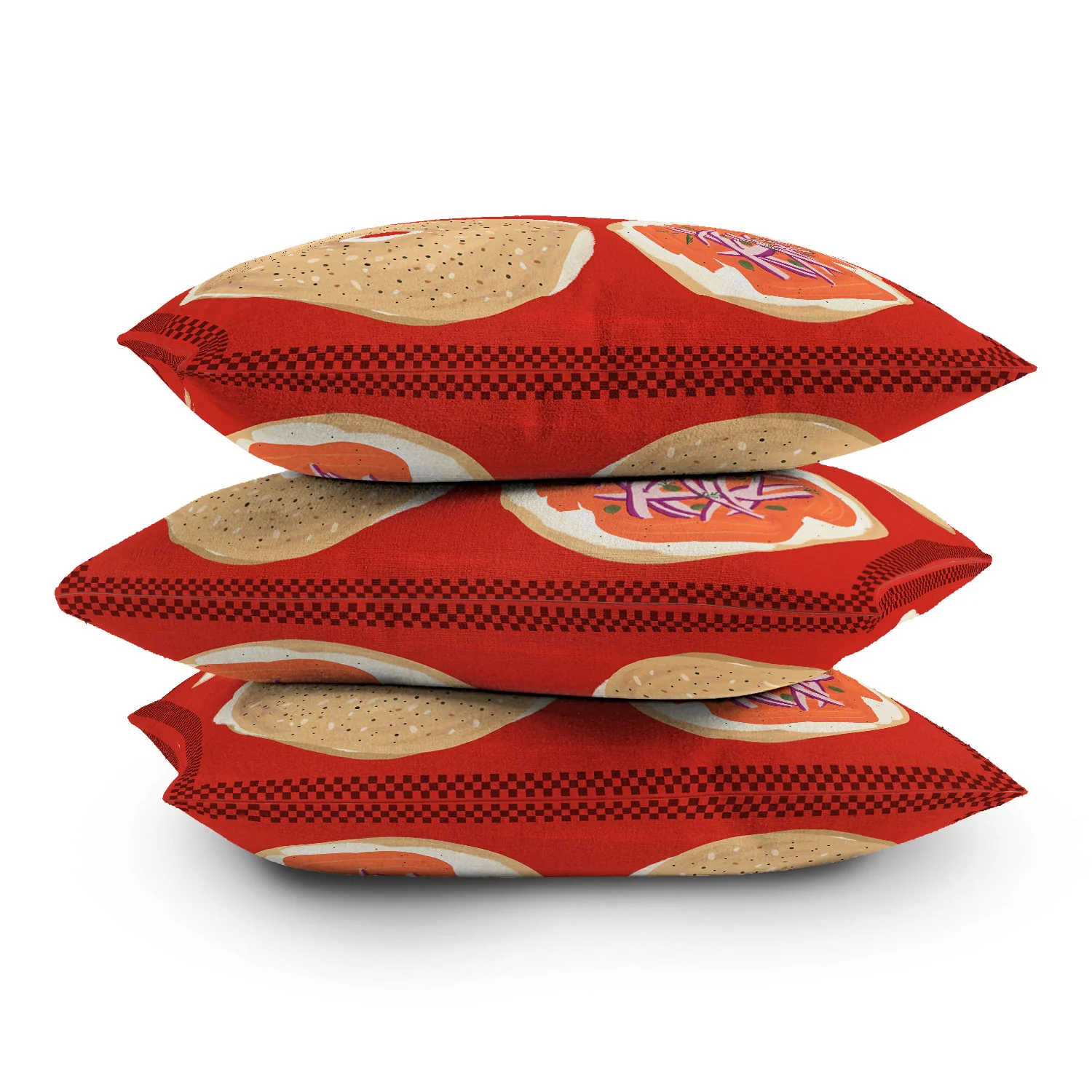 DENY Designs yonkers bagels Outdoor Throw Pillow - Image 16