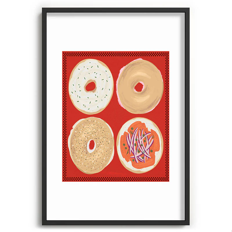 DENY Designs yonkers bagels Recessed Framing Rectangle - Image 25