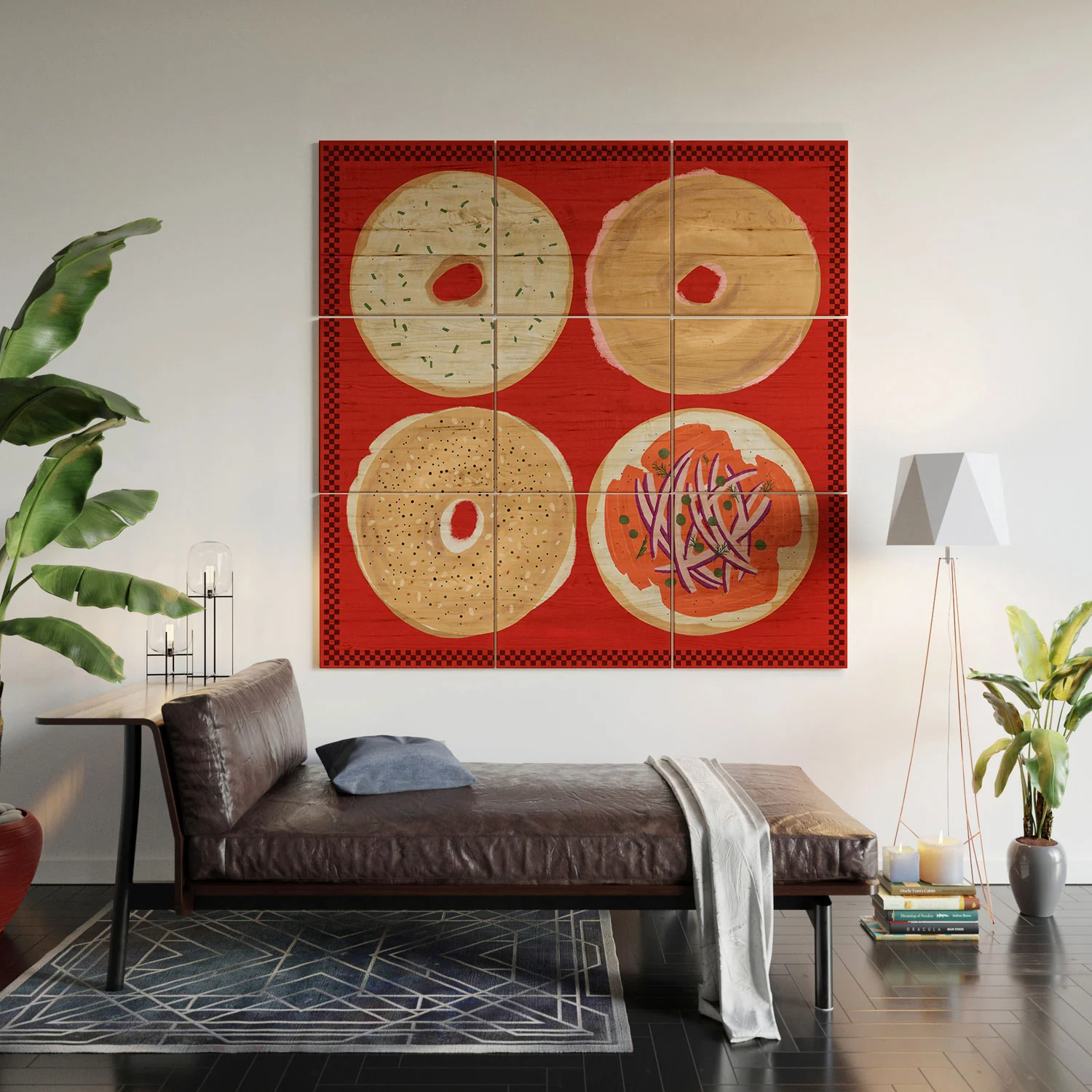 DENY Designs yonkers bagels Wood Wall Mural - Image 6