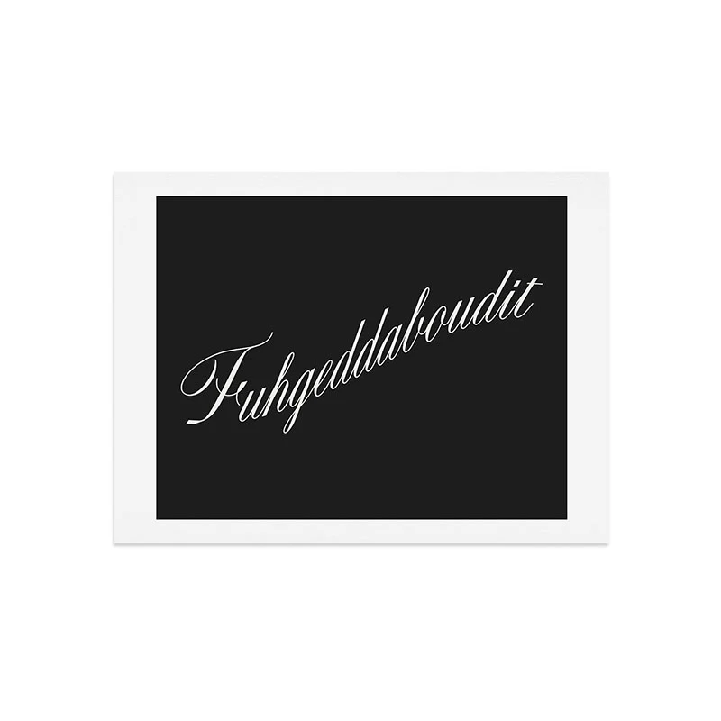 DENY Designs yonkers fuhgeddaboudit Art Print - Image 22