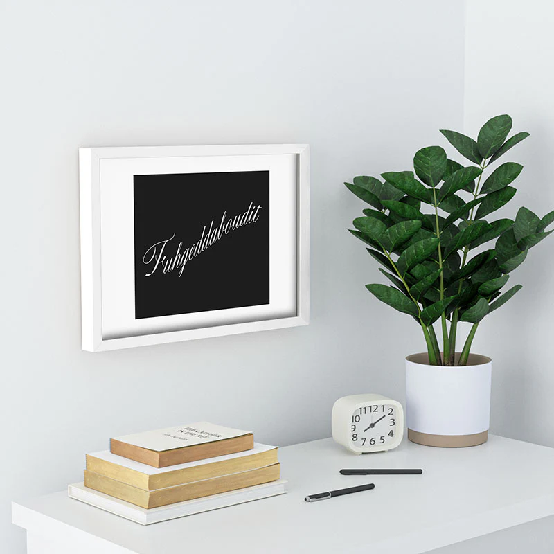 DENY Designs yonkers fuhgeddaboudit Recessed Framing Rectangle - Image 12