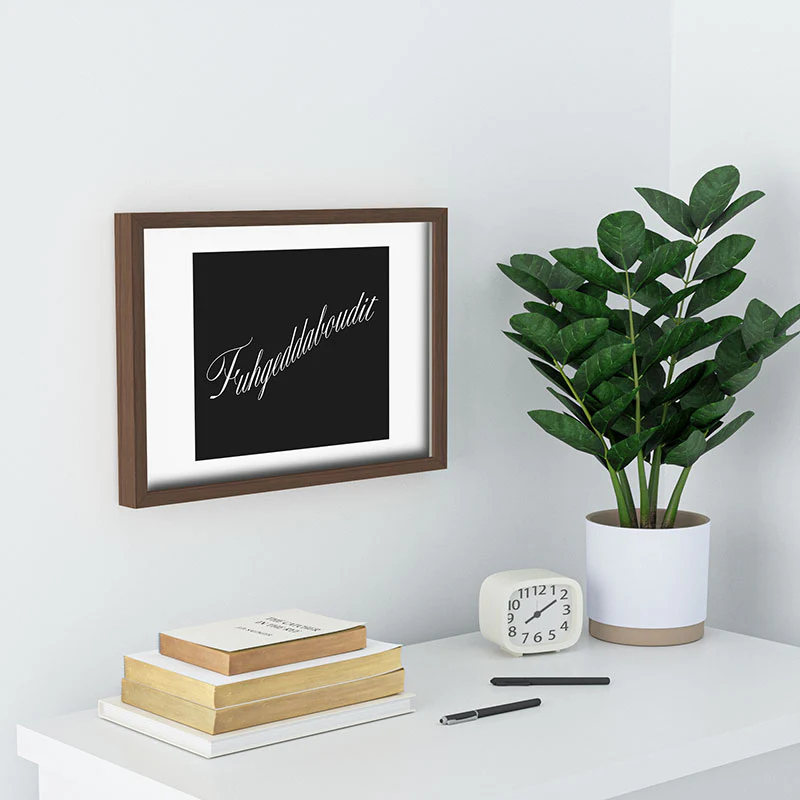 DENY Designs yonkers fuhgeddaboudit Recessed Framing Rectangle - Image 16