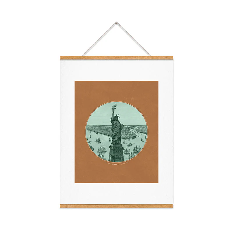 DENY Designs yonkers liberty Art Print - Image 37
