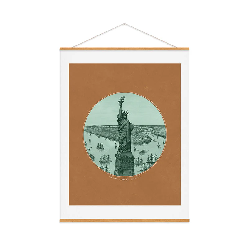 DENY Designs yonkers liberty Art Print - Image 49