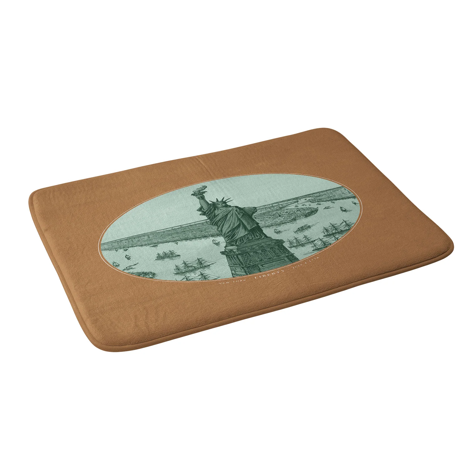 DENY Designs yonkers liberty Memory Foam Bath Mat - Image 2