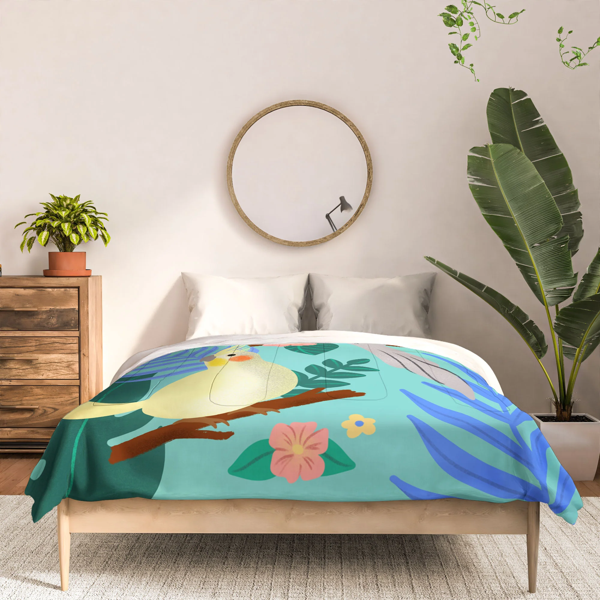 Design by Spark Cockatiel Beauty Comforter - Image 3