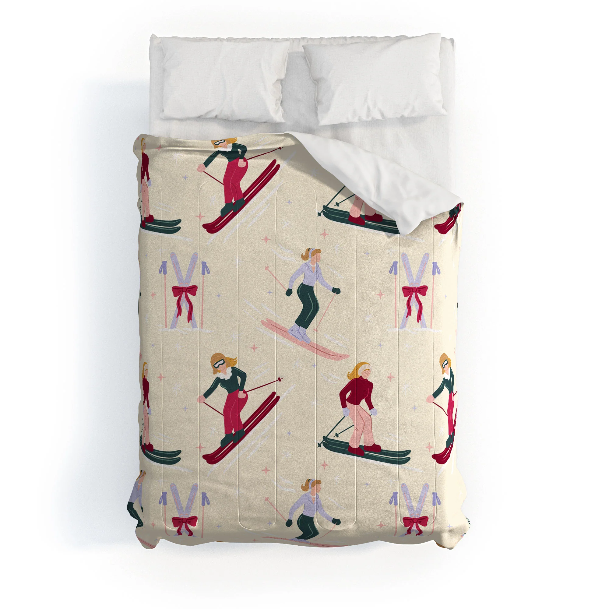 Design by Spark Retro Ski Girls Comforter - Image 10