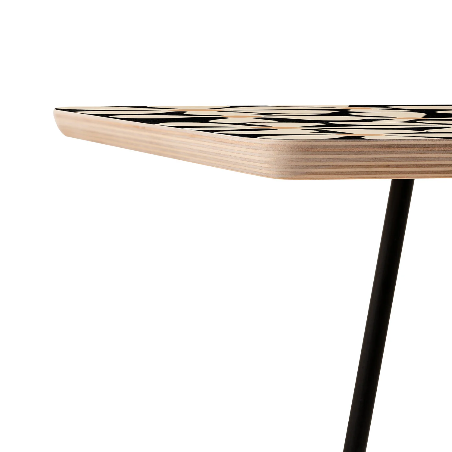 DorisciciArt Midnight Bohemian Floral Side Table - Image 6