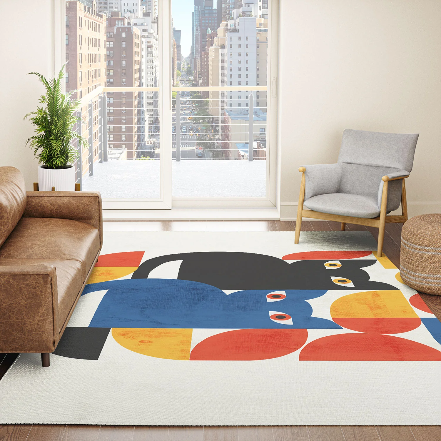 Elan Harris MEOWHAUS 1923 Area Rug - Image 15