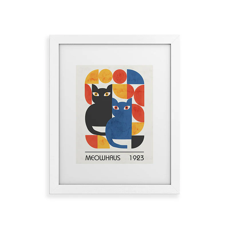 Elan Harris MEOWHAUS 1923 Framed Art Print - Image 19