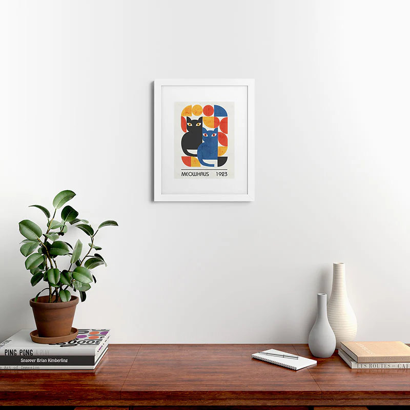 Elan Harris MEOWHAUS 1923 Framed Art Print - Image 20