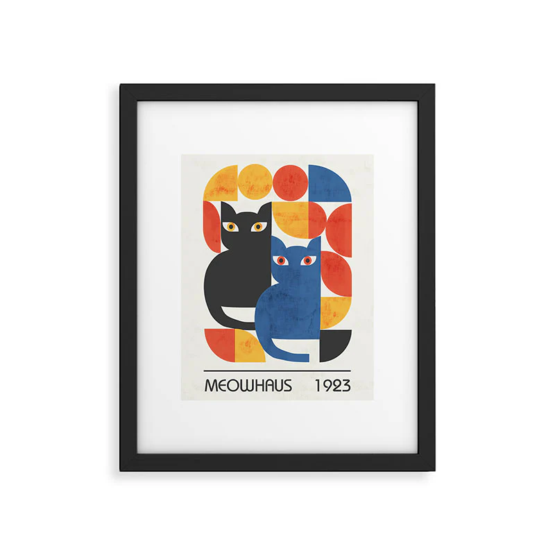 Elan Harris MEOWHAUS 1923 Framed Art Print - Image 29