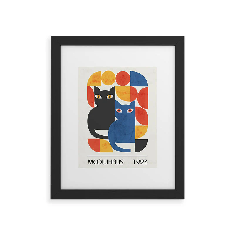 Elan Harris MEOWHAUS 1923 Framed Art Print - Image 3