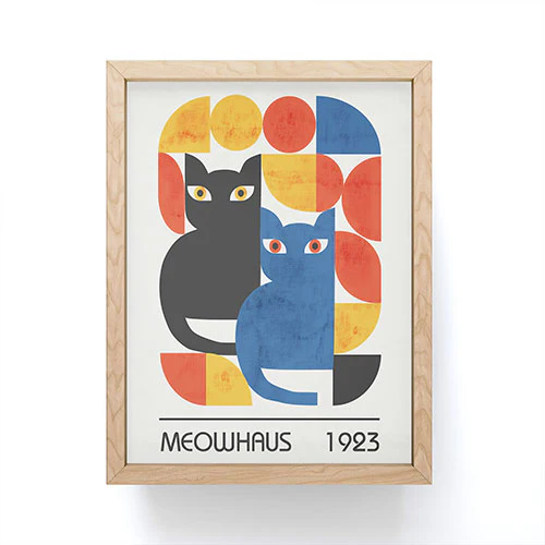 Elan Harris MEOWHAUS 1923 Framed Mini Art Print - Image 4