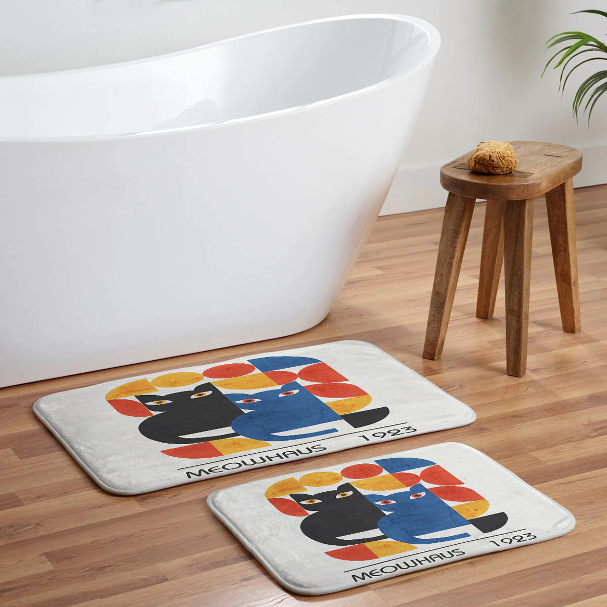 Elan Harris MEOWHAUS 1923 Memory Foam Bath Mat - Image 5