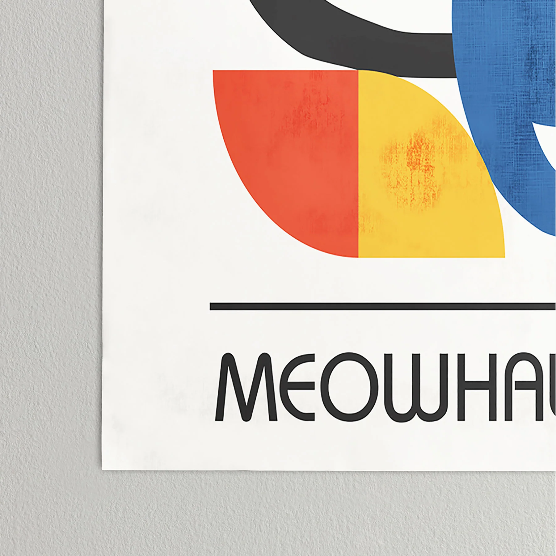 Elan Harris MEOWHAUS 1923 Poster - Image 3