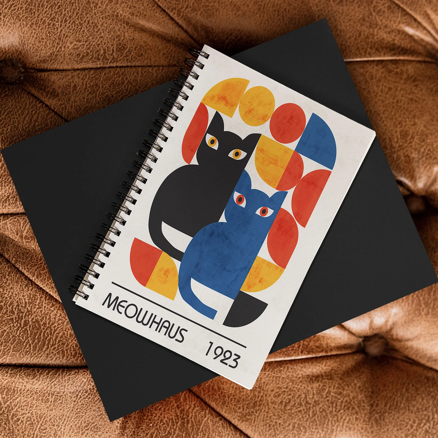 Elan Harris MEOWHAUS 1923 Spiral Notebook - Image 4