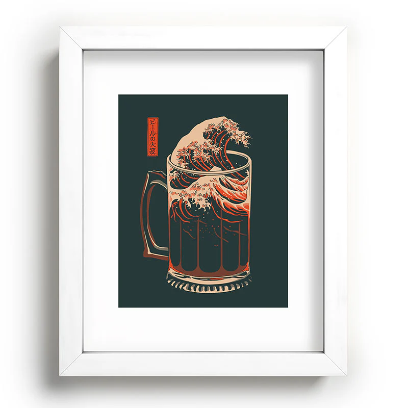Elan Harris The Great Wave of Beer Recessed Framing Rectangle - Image 3