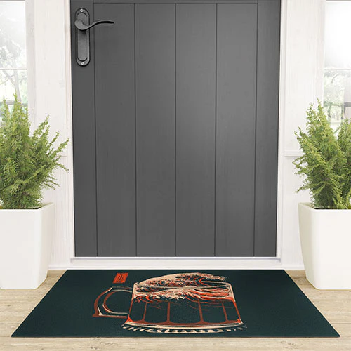 Elan Harris The Great Wave of Beer Welcome Mat - Image 4