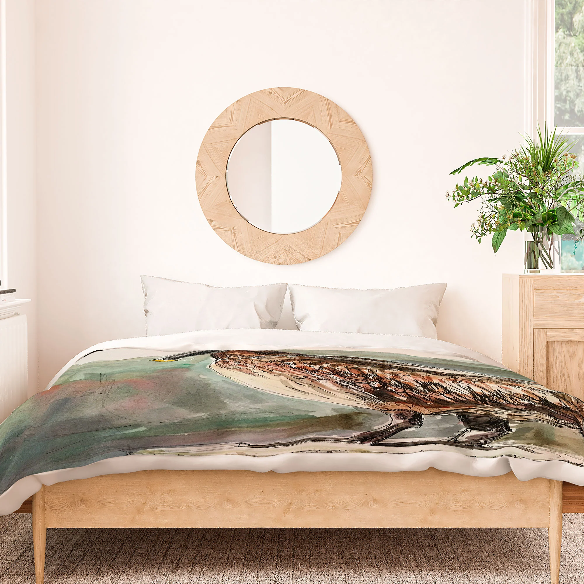 Emily Tucci Pelican Duvet Cover - Image 18