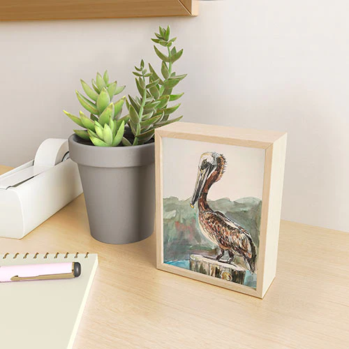 Emily Tucci Pelican Framed Mini Art Print - Image 8