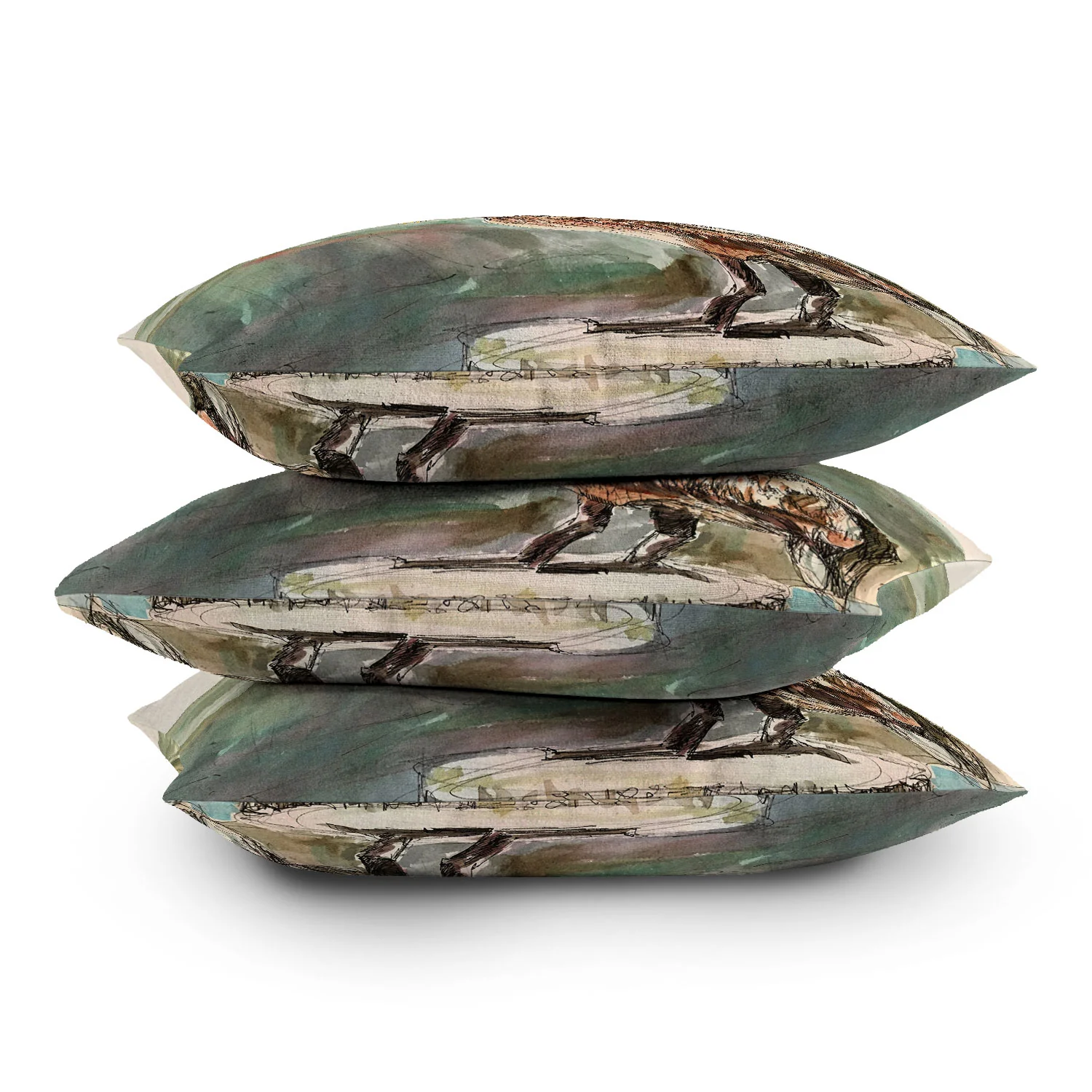 Emily Tucci Pelican Outdoor Throw Pillow - Image 14