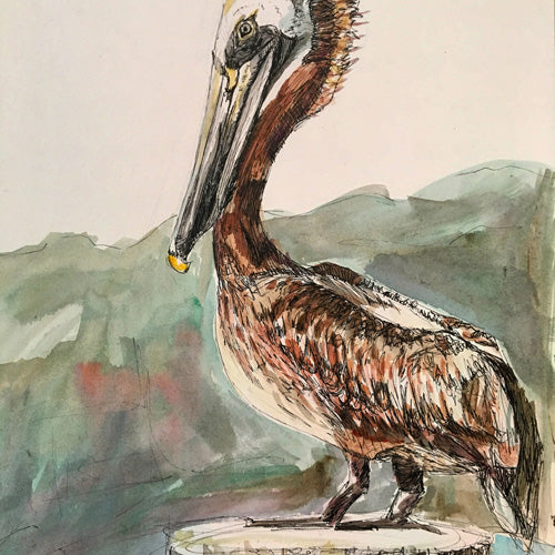 Emily Tucci Pelican Shower Curtain - Image 7