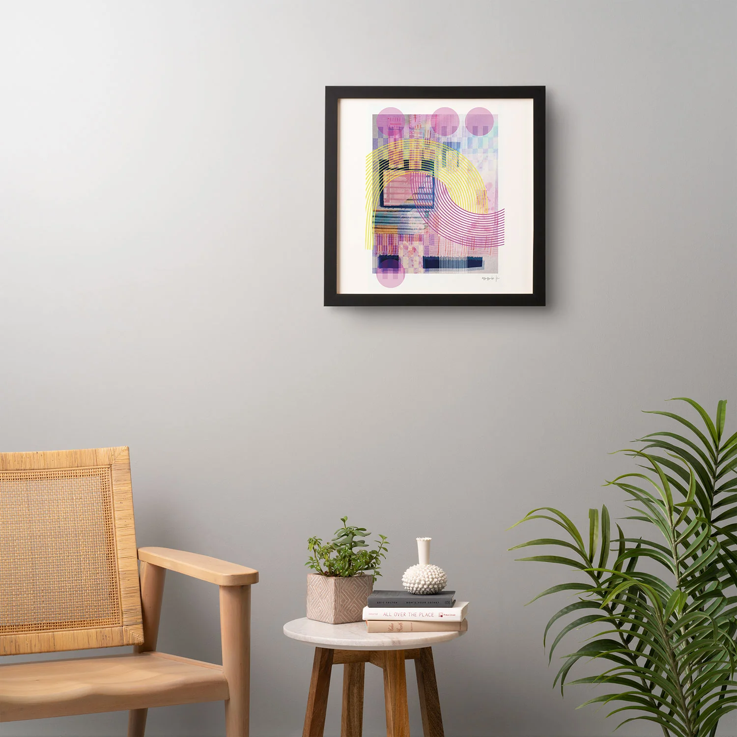 Emmie K Woven Collage Soul Picnic Framed Wall Art - Image 10