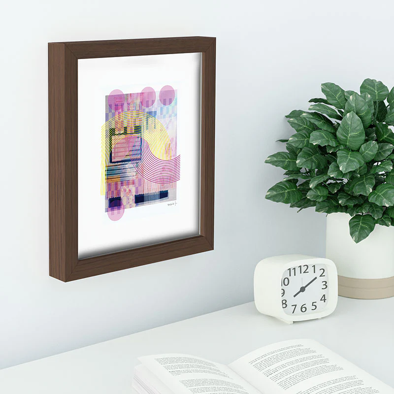 Emmie K Woven Collage Soul Picnic Recessed Framing Rectangle - Image 8