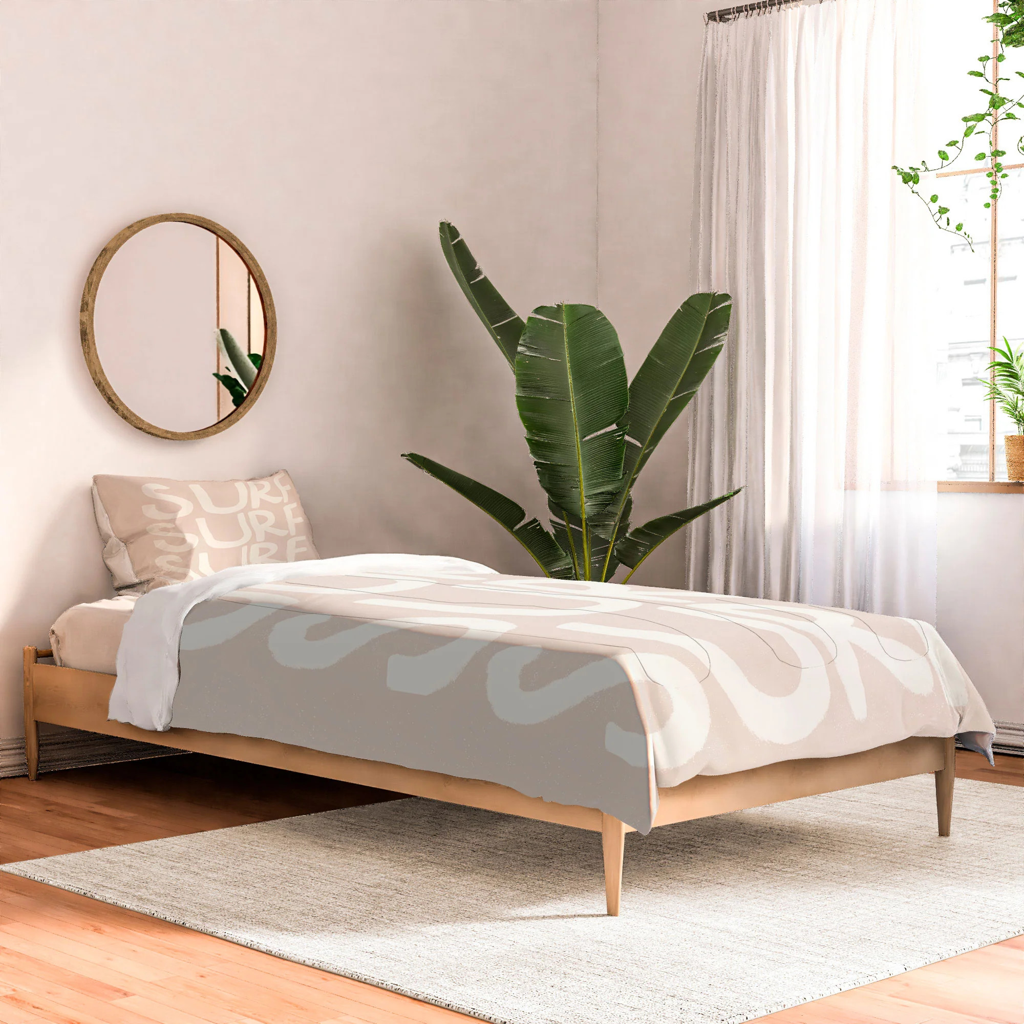 Forth and Wild Boho Surf Surf Surf Print Comforter - Image 8