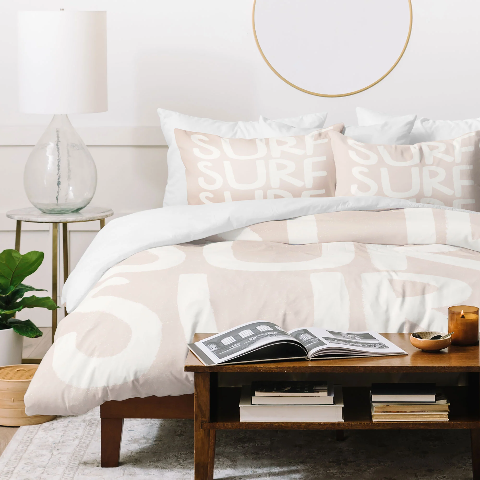 Forth and Wild Boho Surf Surf Surf Print Duvet Cover - Image 47