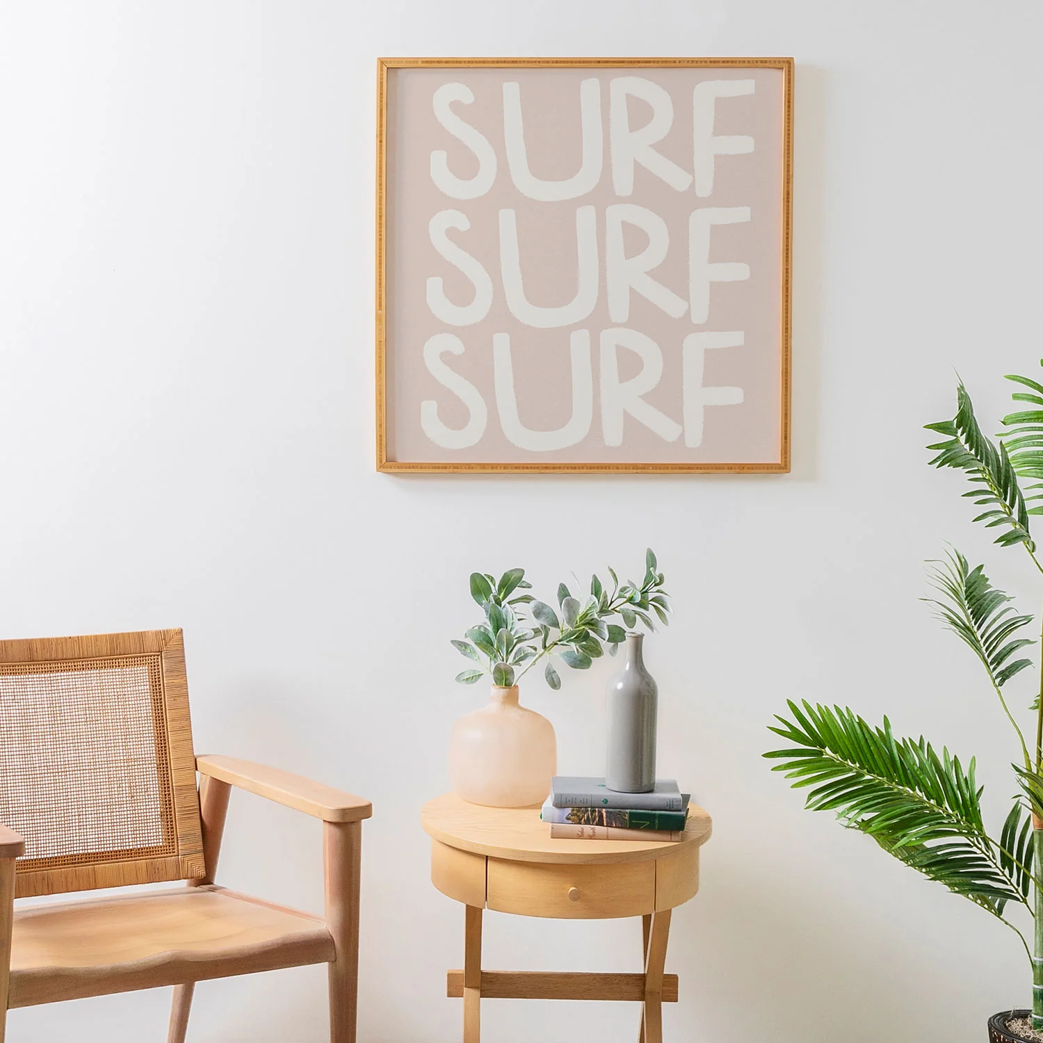 Forth and Wild Boho Surf Surf Surf Print Framed Wall Art - Image 6