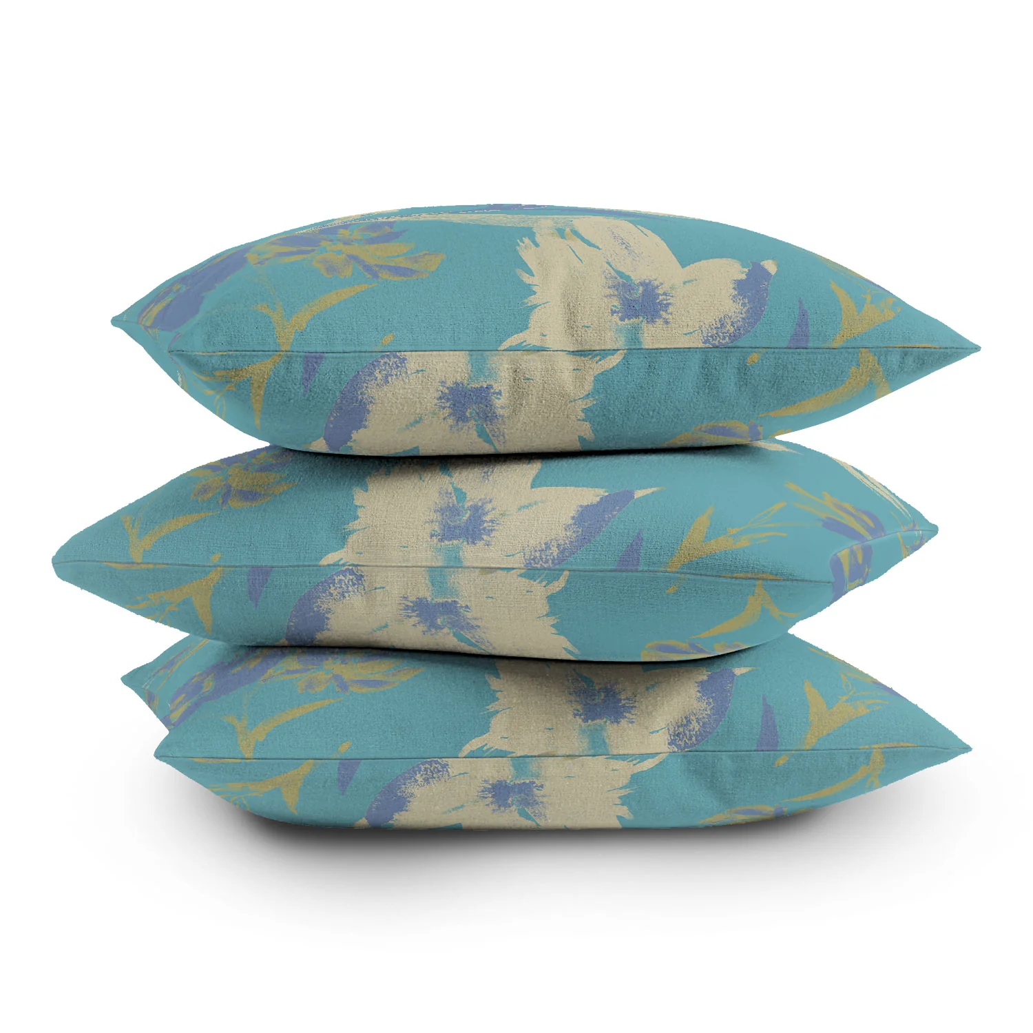 Gabriela Fuente Emma Blue Throw Pillow - Image 4