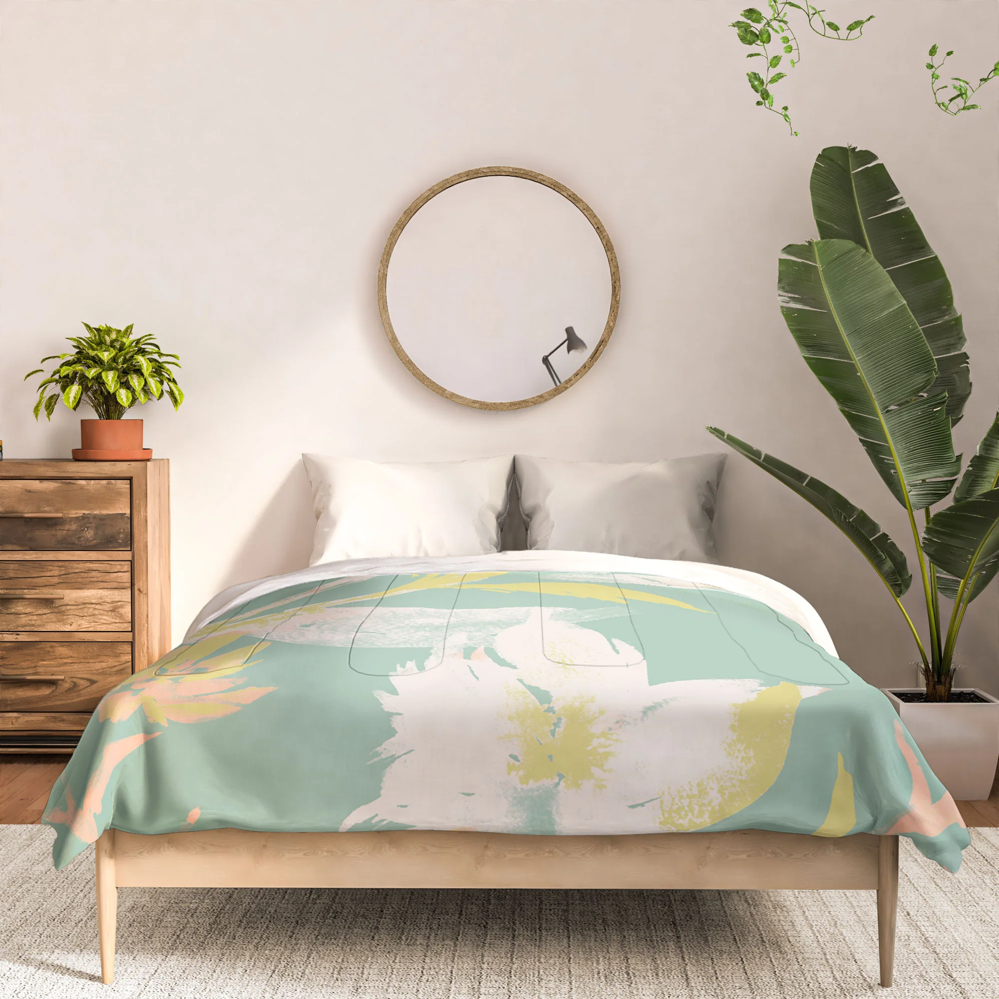 Gabriela Fuente Emma Floral Mint Comforter - Image 3