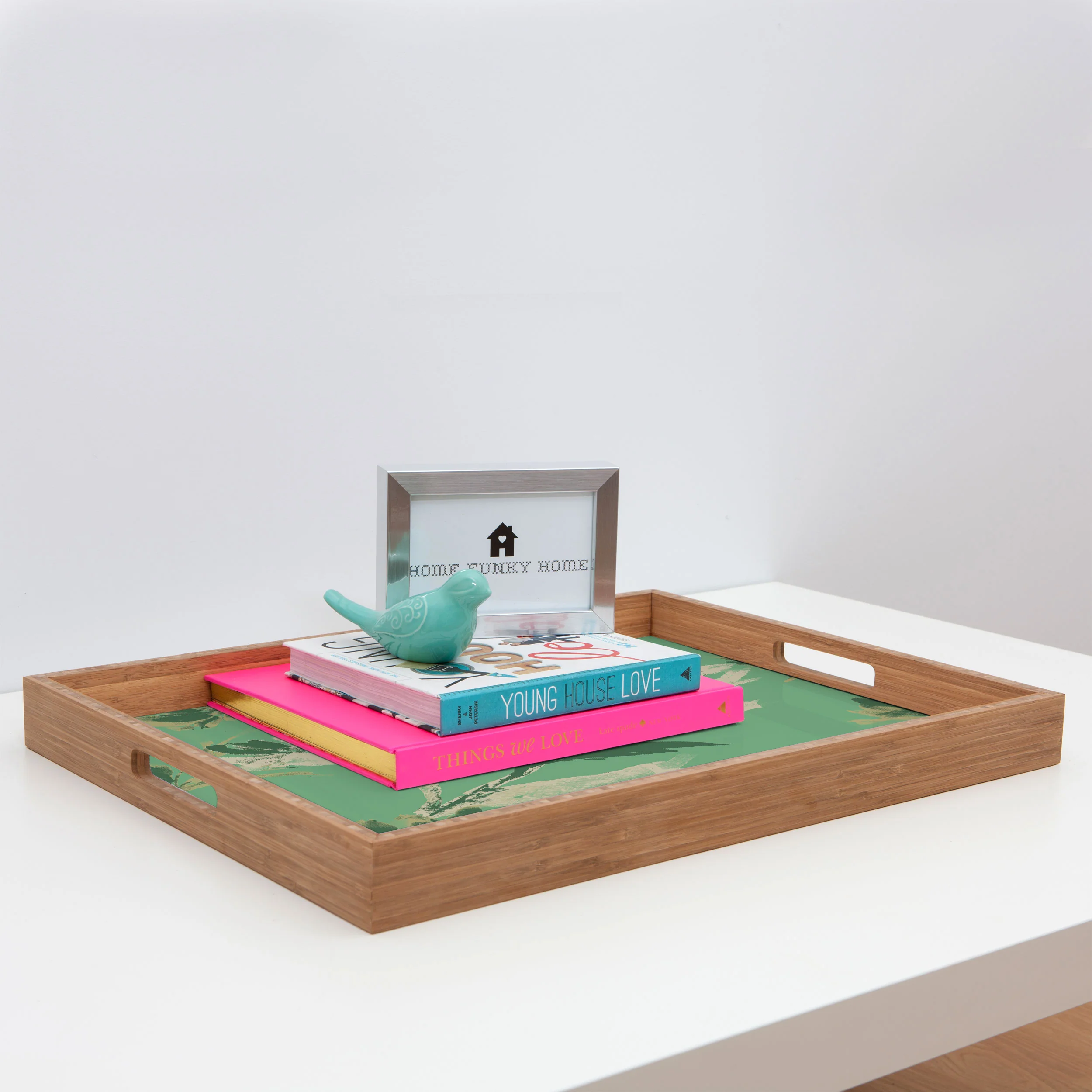 Gabriela Fuente Emma Green Rectangular Tray - Image 3