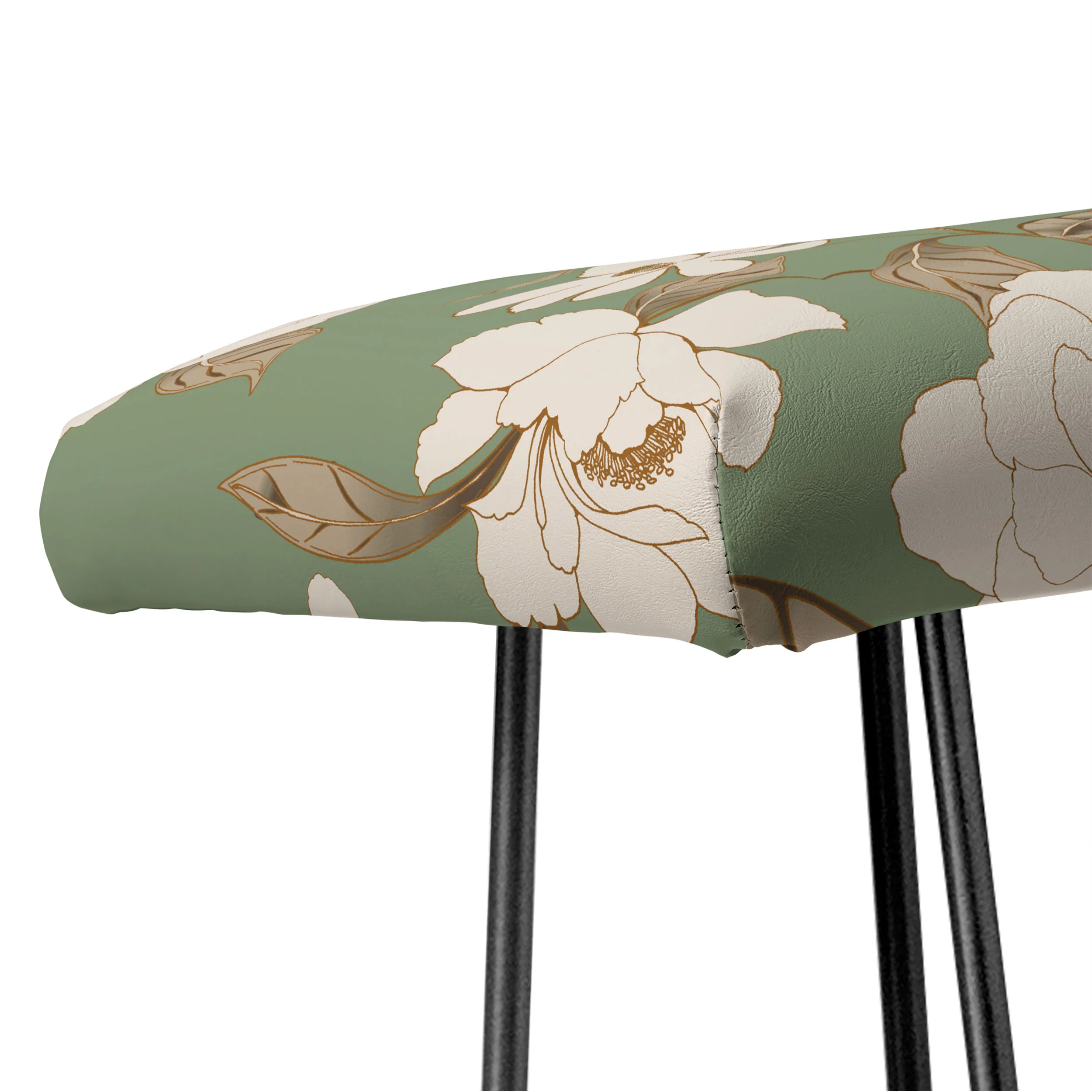 Gabriela Fuente Olive Floral Roberta Bench - Image 6
