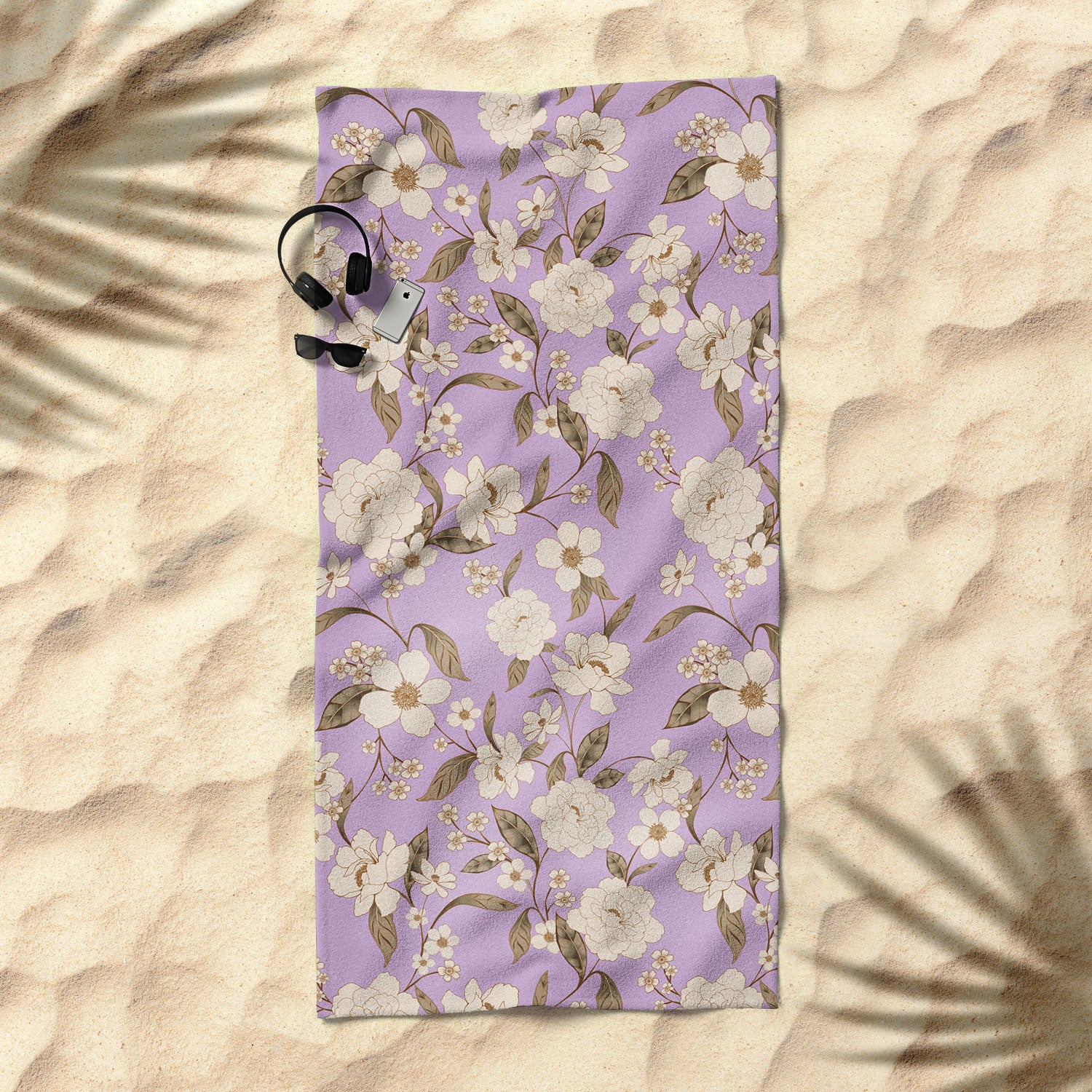 Gabriela Fuente Roberta lilac Beach Towel - Image 2