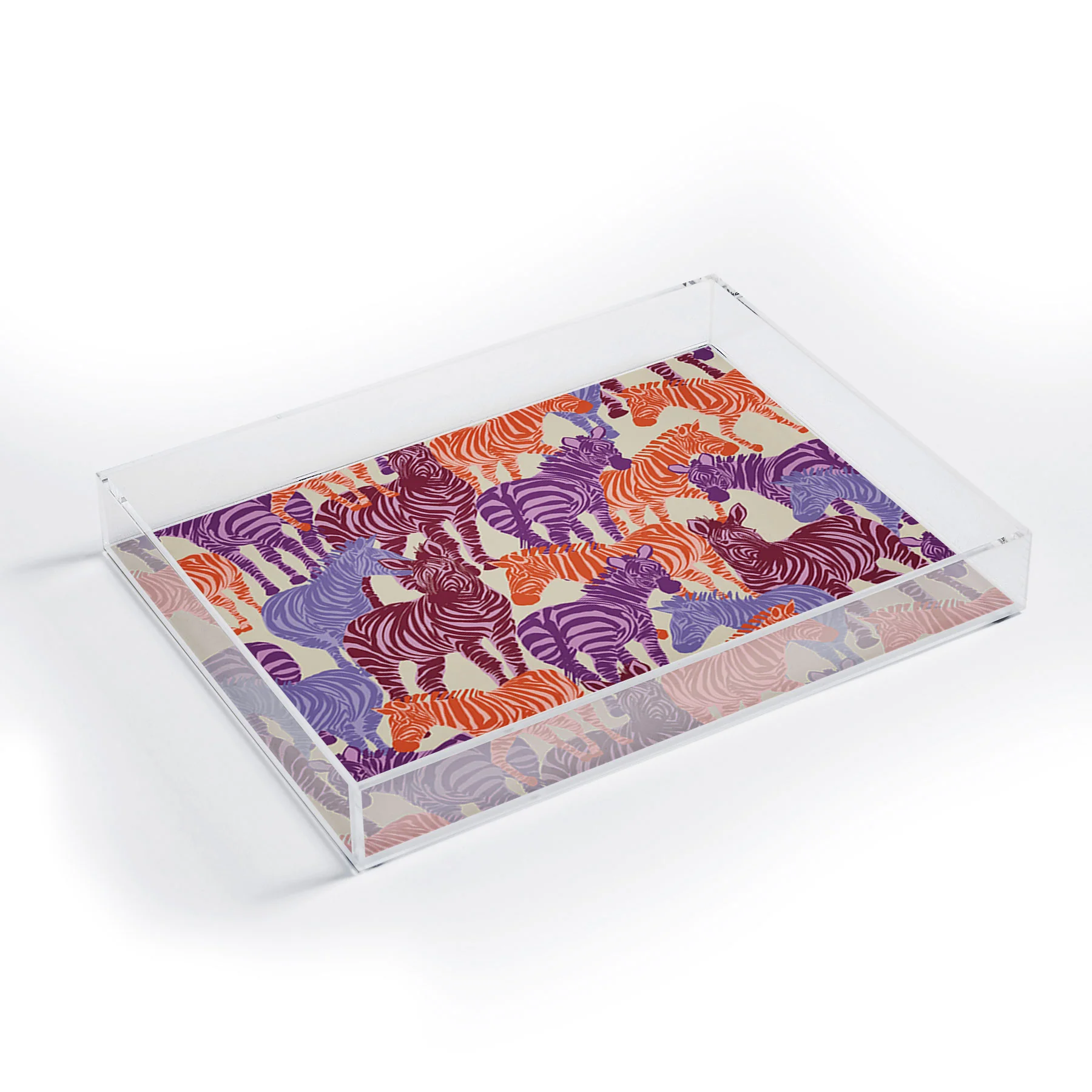 Gabriela Fuente Zebra Time Acrylic Tray - Image 3