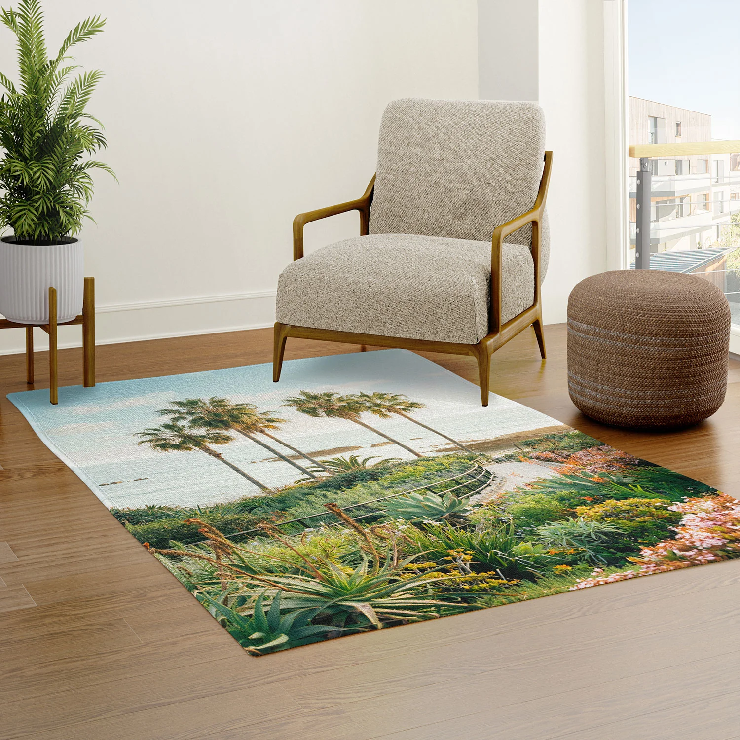 Gal Design Beachside Bloom Area Rug - Image 13