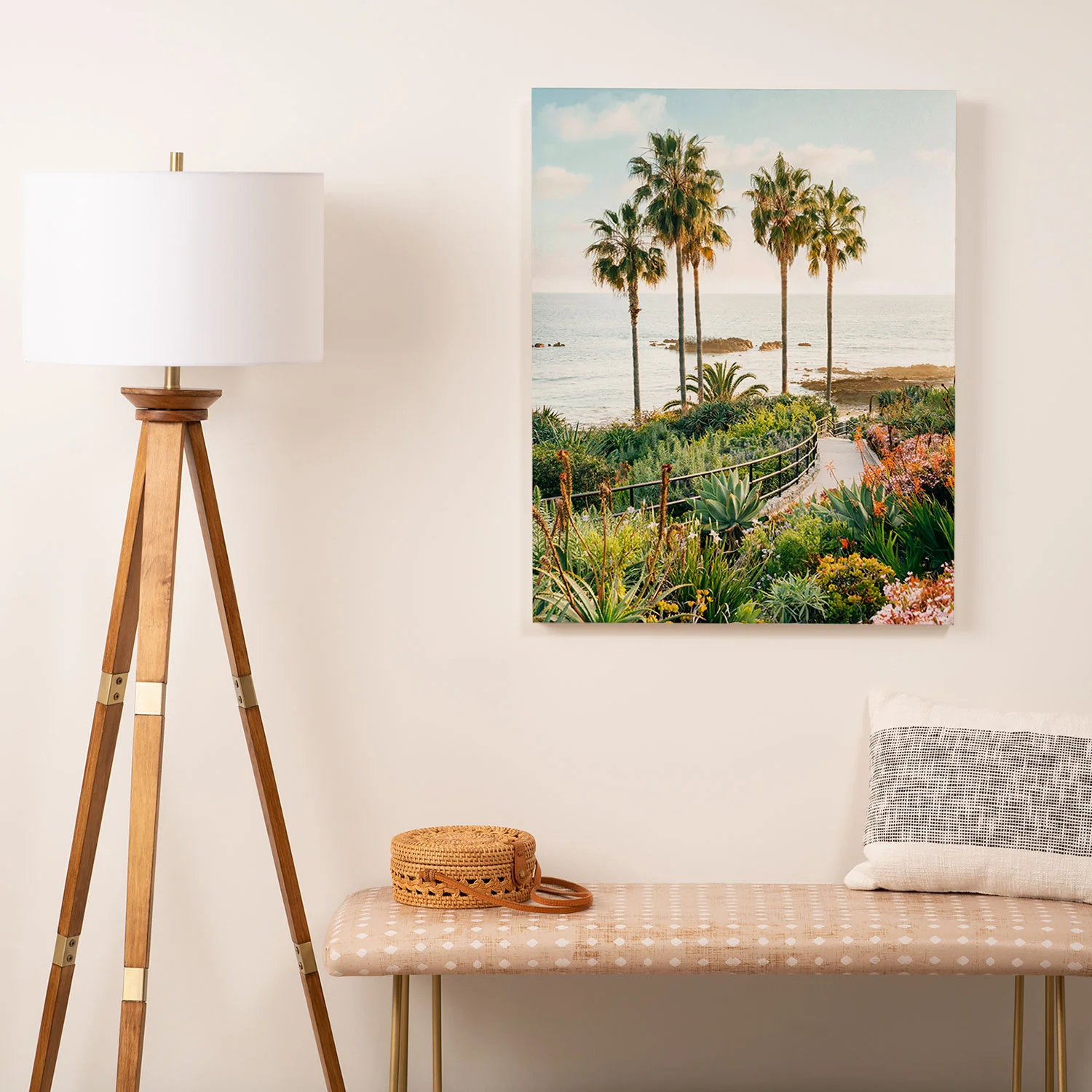 Gal Design Beachside Bloom Art Canvas - Image 4