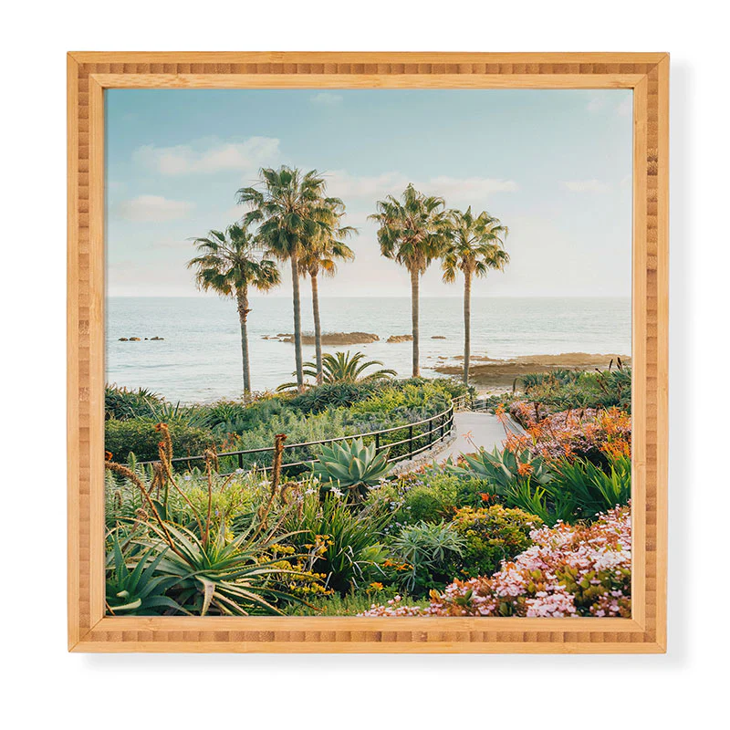 Gal Design Beachside Bloom Framed Wall Art