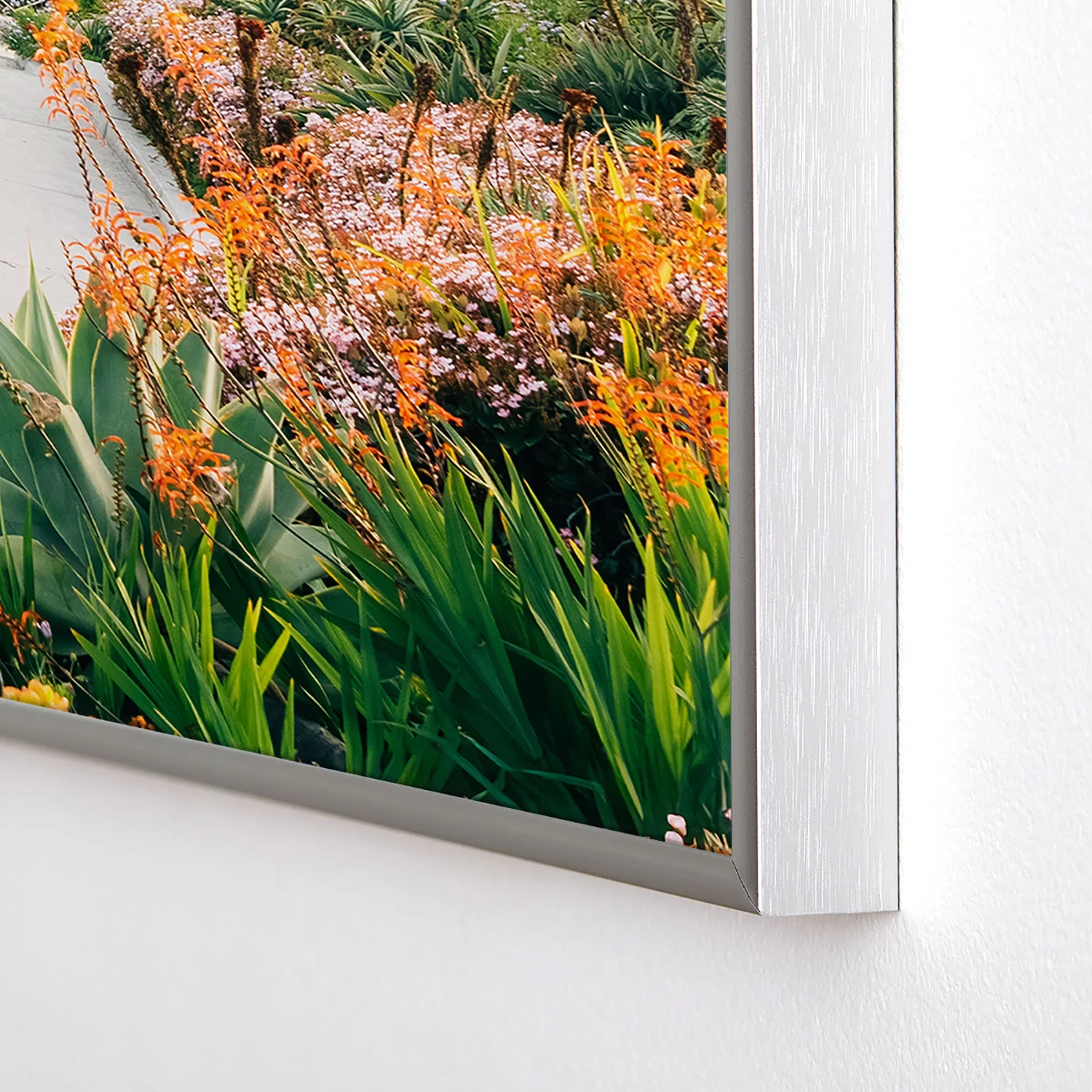 Gal Design Beachside Bloom Square Metal Framed Art Print - Image 20