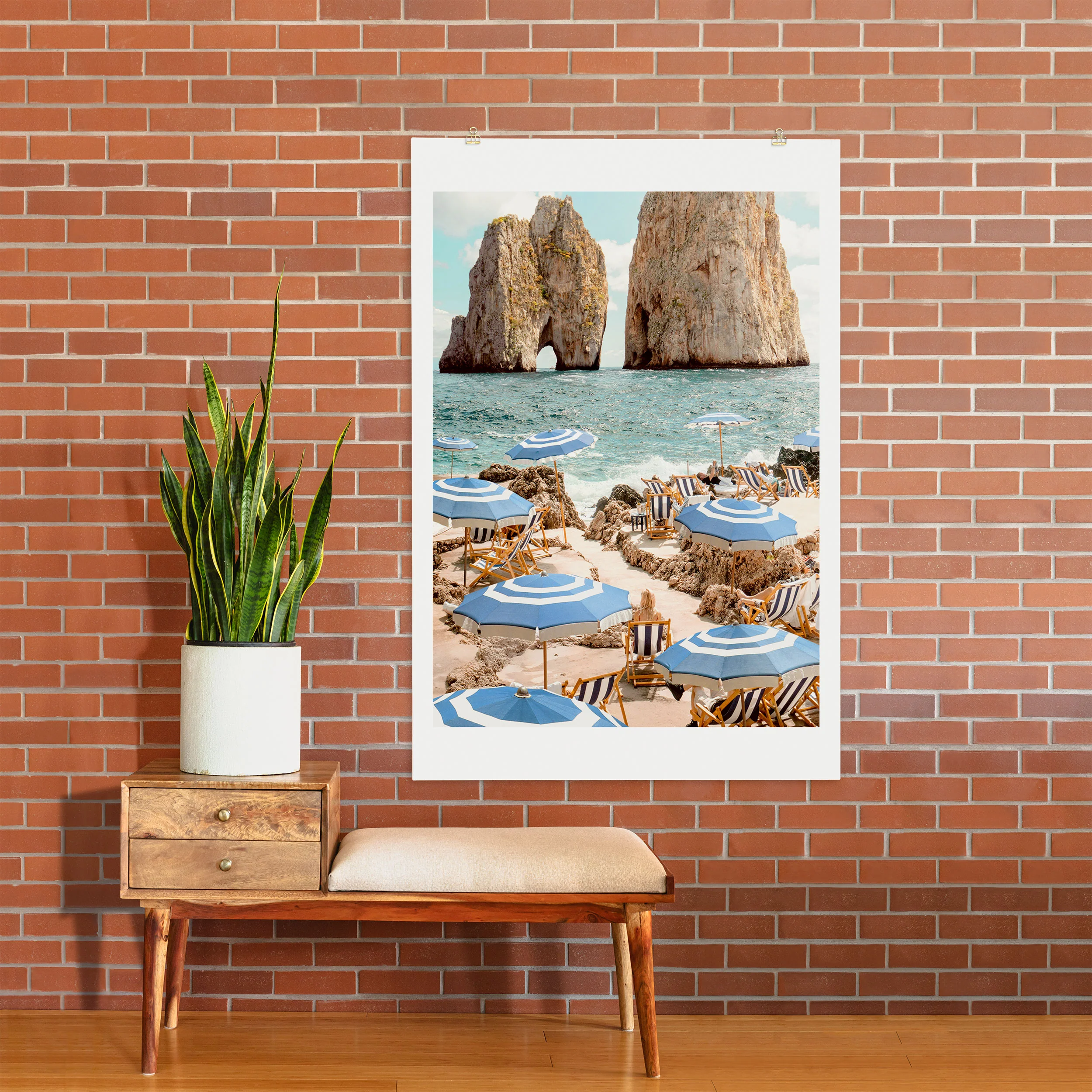 Gal Design La Fontelina Beach Art Print - Image 26